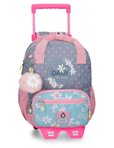 MOCHILA ADAP.28CM.C/CARRO ENSO DAISY AZUL